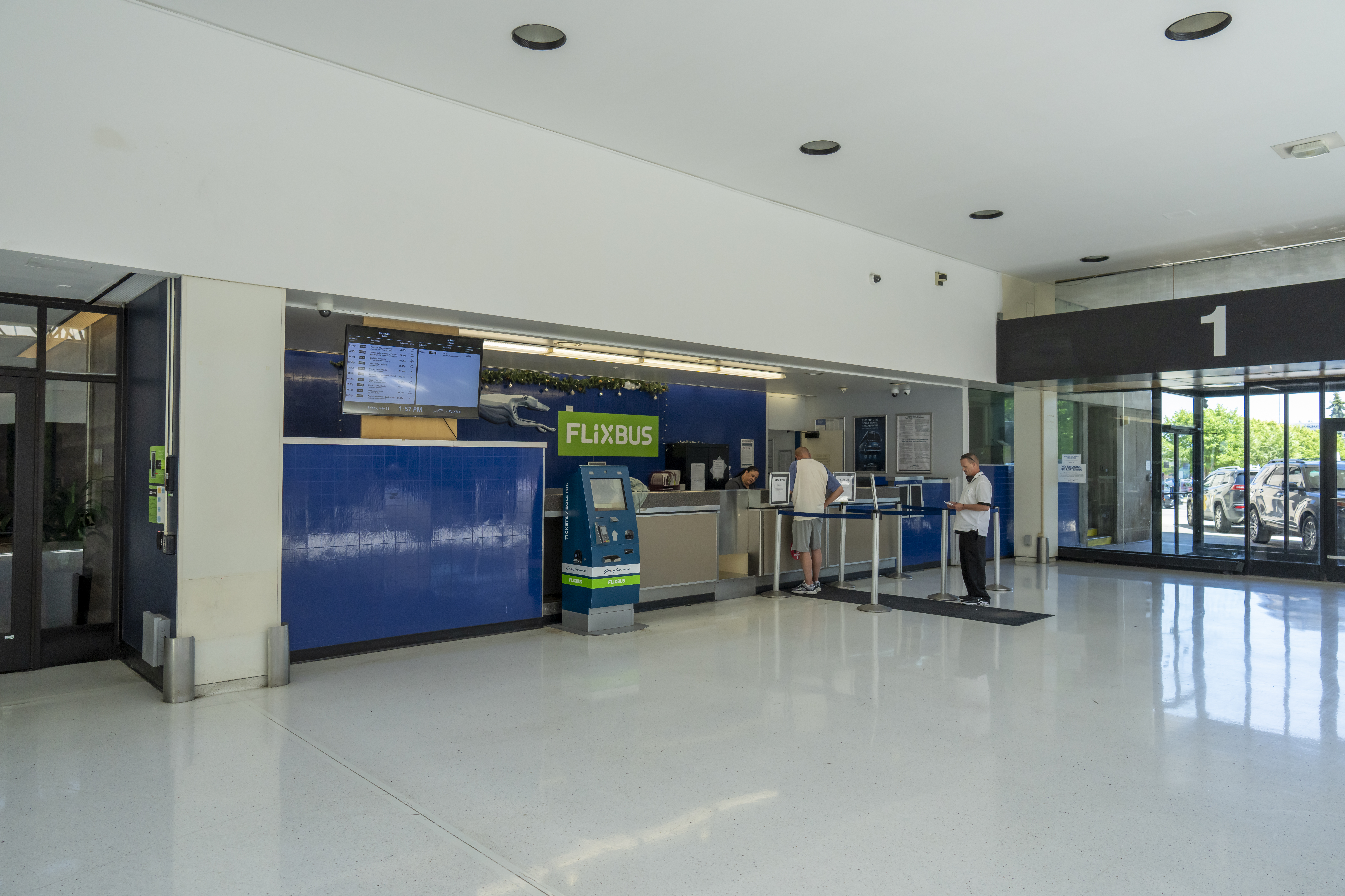 Bus Station Customer Area
