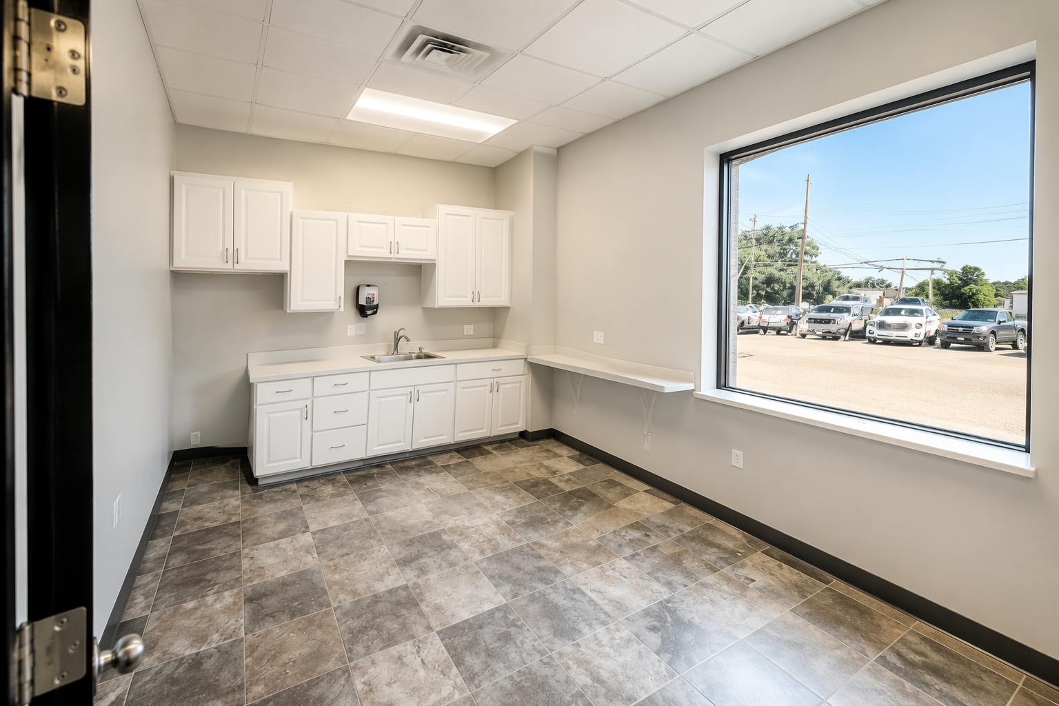 Interior photo of suite 101 - kitchen